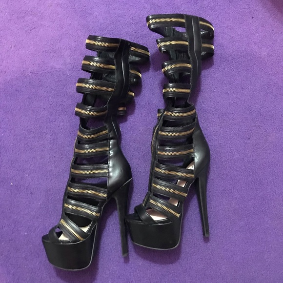 ZIGI girl Shoes Zigi Girl Gladiator Platform Heels Boots Poshmark